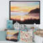 Sur le lac avec les roseaux - Peinture sur toile-60162194-60162198