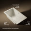Underscore® 60" x 36" Soaking Acrylic Bathtub with Heater-1144951649