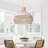 Calpella -Natural and White Rattan Light Pendant-2078343071