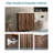 30'' Bathroom Vanity Basin Walnut U-Shelf With Ceramic Top