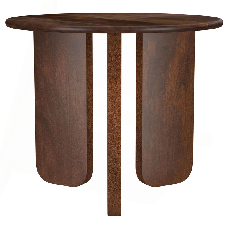 Columbo Brown Round End Table