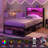 Bed Frame with Storage Headboard