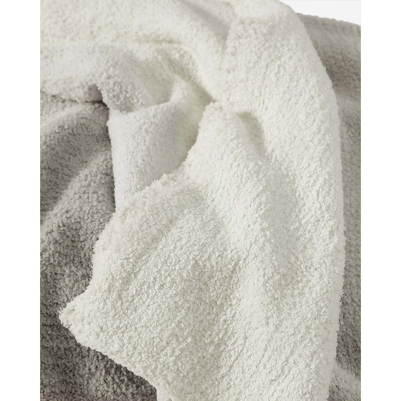 Granite Ombre Reversible Machine Washable Throw Blanket