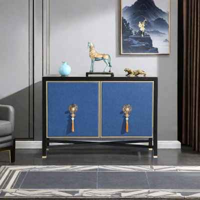 Armoire de décoration de salon rétro luxueuse