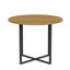 Ensembles de table de salle à manger compacts 5 pièces avec finition grain de bois, style moderne, idéal pour les petites cuisines