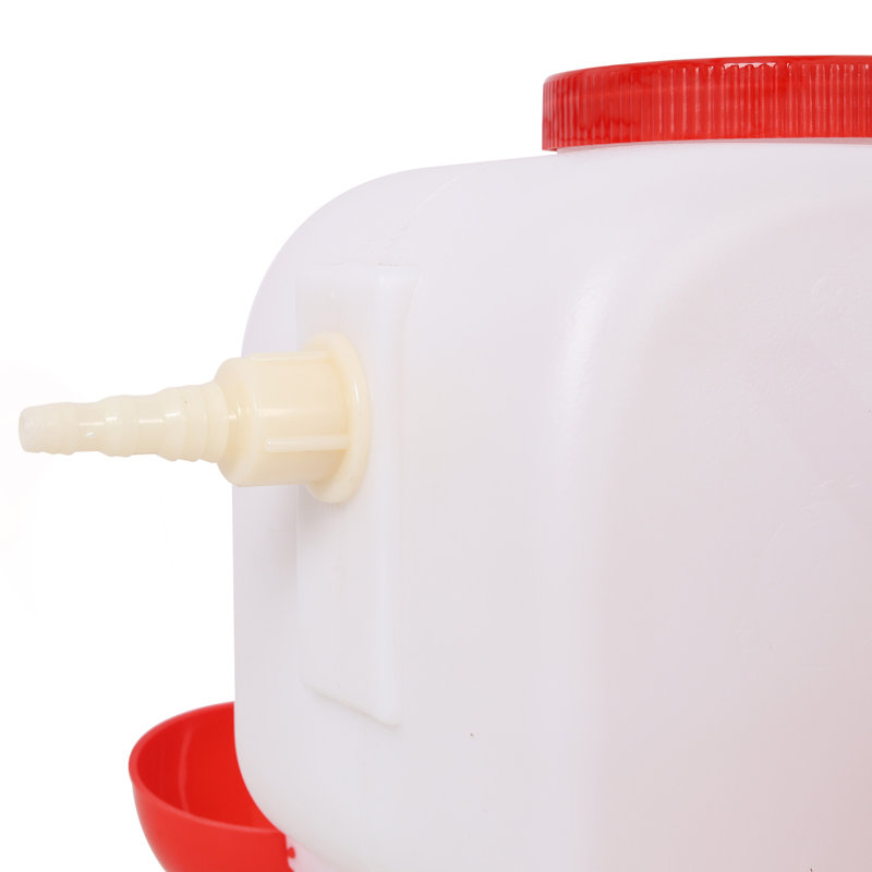 Abreuvoir à poulet automatique avec 10 tasses, distributeur d'eau facile à démonter et à nettoyer, pour les poulets et les oies