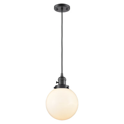 Luminaire suspendu sphère 1 lumière Lorri