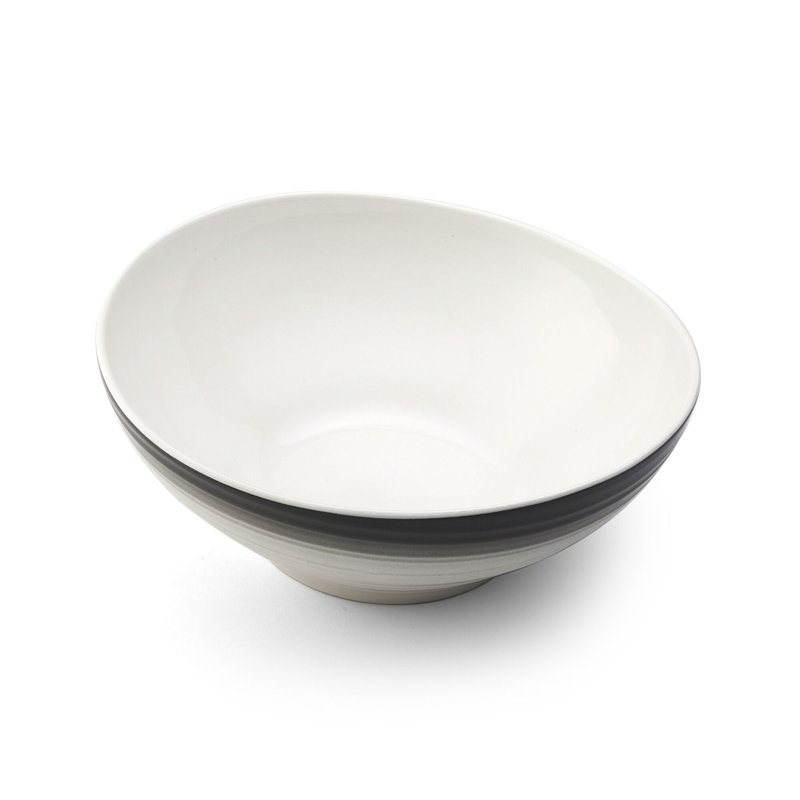 Swirl Vegetable Bowl, Ombre Gray