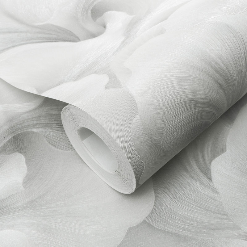 Papier peint floral, Grey