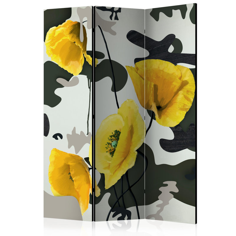 135cm W x 172cm H 3 - Panel Wood Folding Room Divider