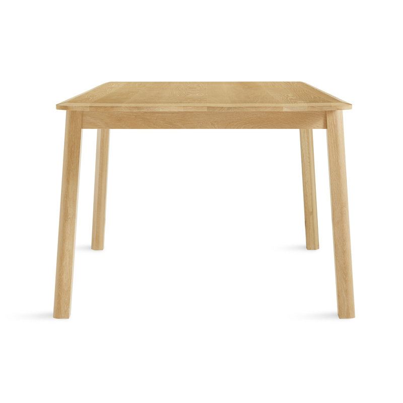 Keeps Solid Wood Dining Table, White Oak, 38" W x 77" L