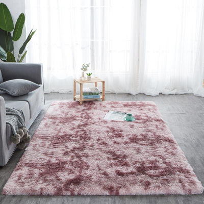 Chalea Solid Colour Shag Area Rug