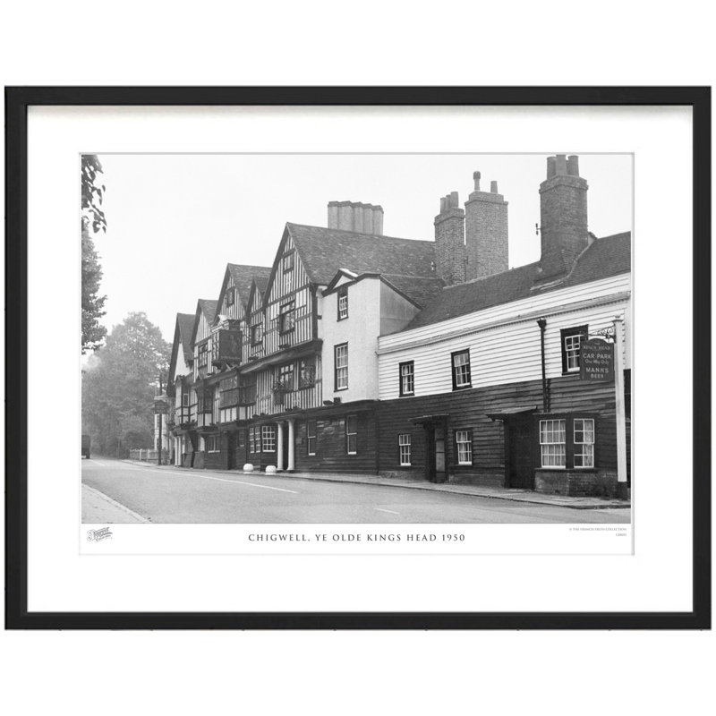 Chigwell, Ye Olde Kings Head 1950 by Francis Frith - Single Picture Frame Print, 40cm H x 50cm W x 2.3cm D