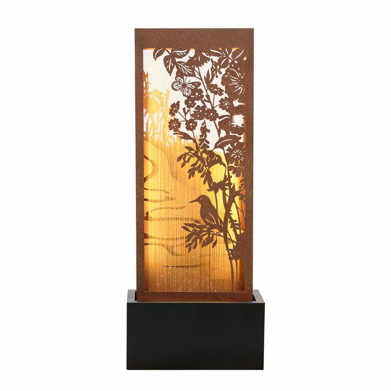 3-Layer Icebird Scenery Fountain with LED Lighting