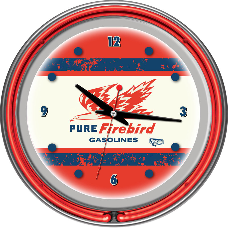Horloge murale 14,5 po pure oil