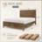 Queen Bed Frame with Panel Headboard-125286219
