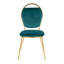 Chaises d'appoint rembourrées en velours Kayda-1392193948