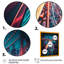 «Futuristic San Francisco Neon II - Cityscapes», art mural sur toile-2014770403-2014770405