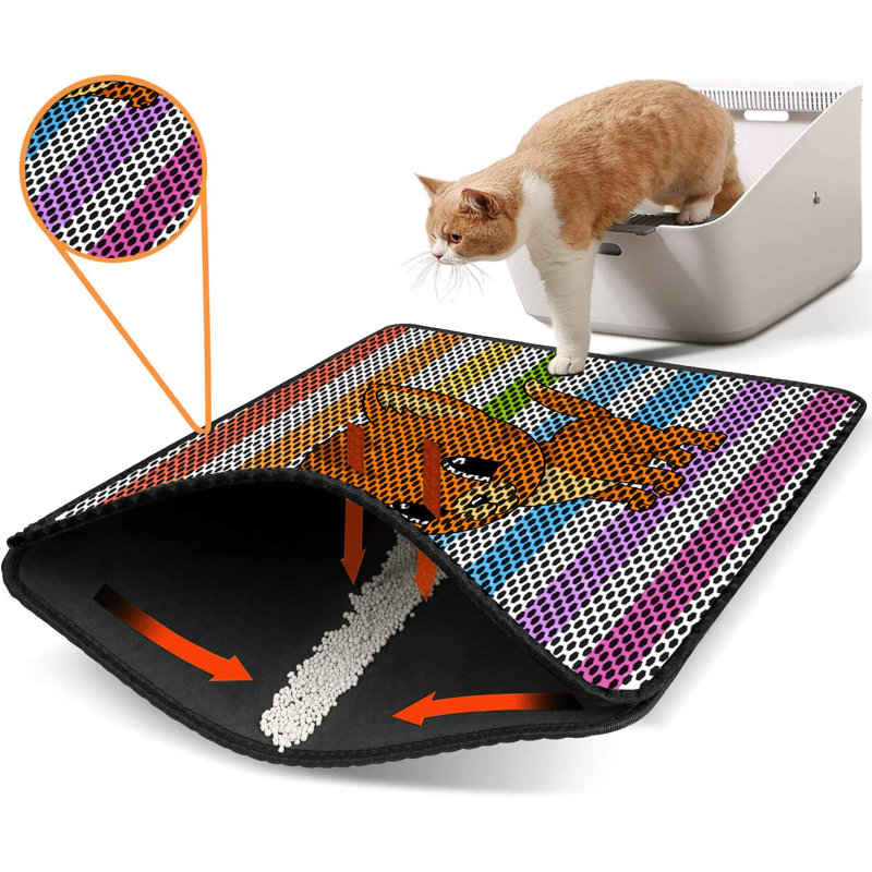 Tapis de litière pour chat