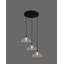 Luminaire suspendu en forme de cloche 3 lumières Cordes