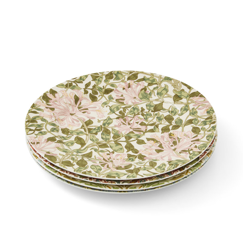 Spode Morris & Co Plate S/4 8"