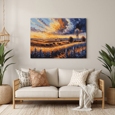 USA State Texas Brown Metal Wall Art
