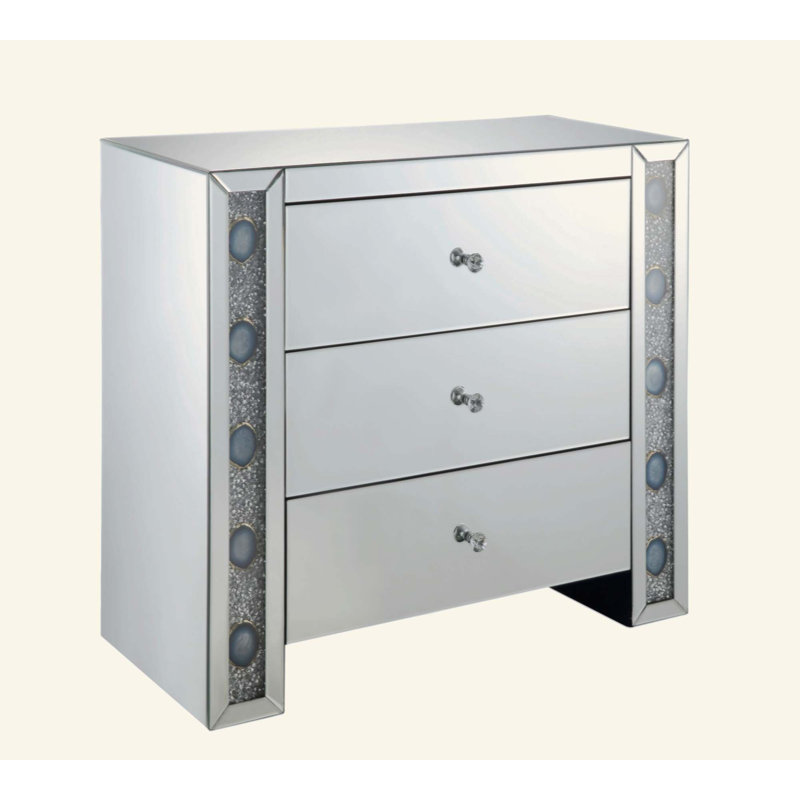 Console avec miroir et fausse agate (assemblée)