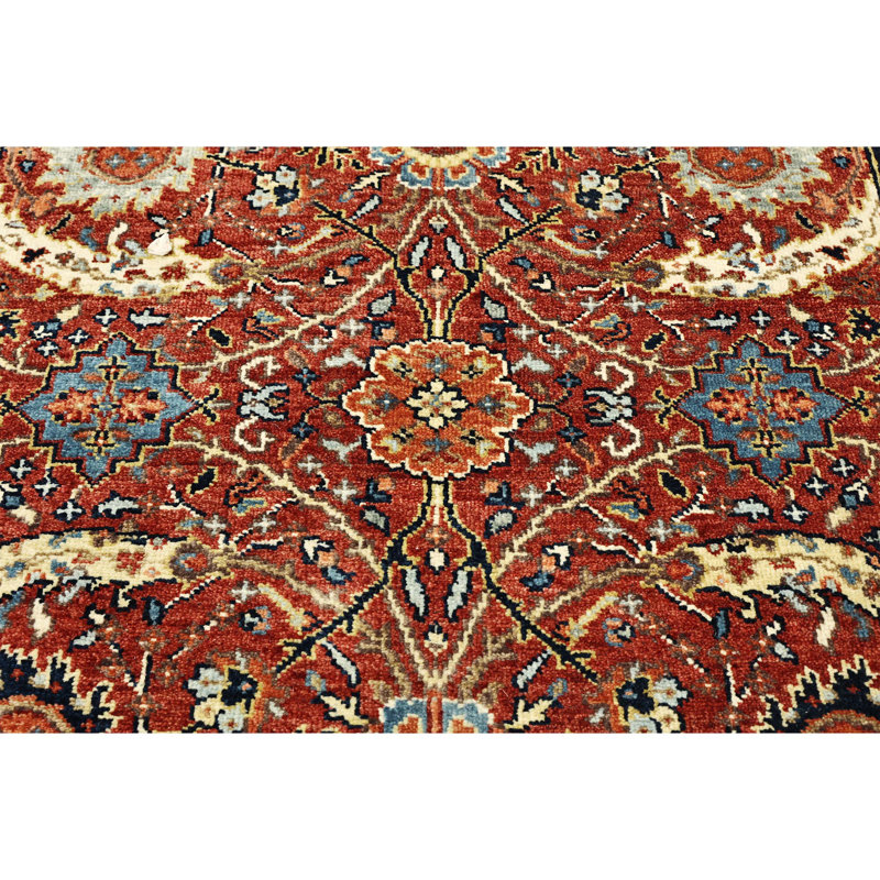 Hand Knotted Wool Oriental Area Rug, Runner 2'6" x 16'