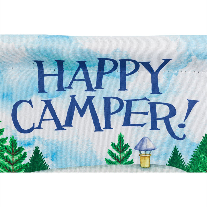 Drapeau de jardin joyeuse camper