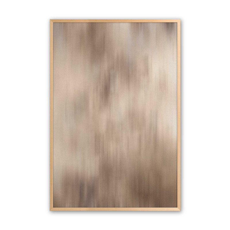Cosmic Latte II, Érable brut encadré, H 17 po x l 13 po