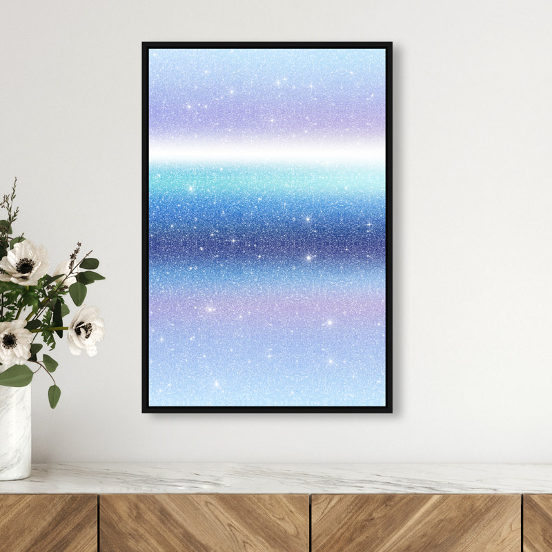 Moonlit Gradient Print by Oliver Gal, 16"H x 11"W, Black Floater Frame