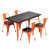 Orange / noir sélectionné