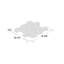 Carreau de mosaïque pour mur et plancher en porcelaine 1,75 po x 3 po Metro Rhombus-35928135