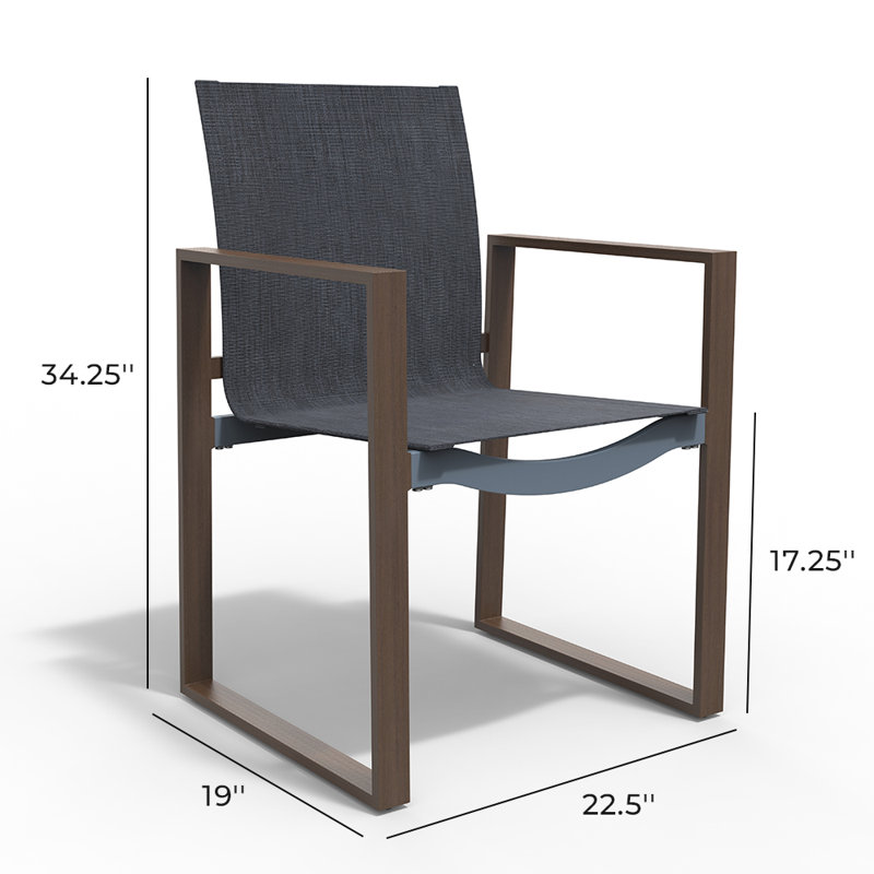 Dewoody Patio Dining Armchair