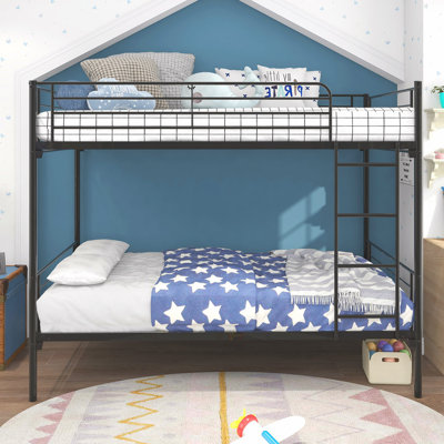 Abidah Kids Twin Over Twin Bunk Bed