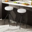 Ensemble de 2 tabourets de bar rembourrés Modern-293128627
