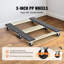 Chariot de déménagement, capacité de charge de 454 kg (1000 lb) par chariot, lot de 2, 46 x 76 cm (18 x 30 po), roulettes pivotantes en polypropylène de 20 x 8 cm (8 x 3 po), chariot robuste pour meubles en bois massif, chariot de déménagement à roulettes pour meubles lourds-134585065