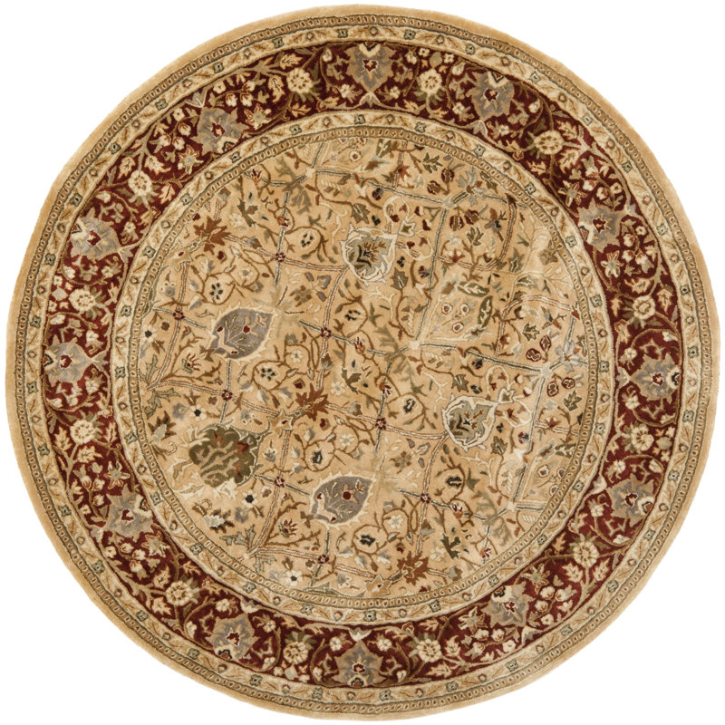 Persian Legend New Zealand Wool Oriental Rug, Round 3'6"