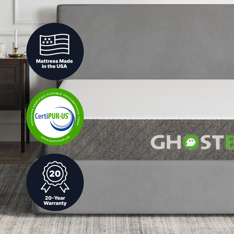 GhostBed Ghostbed Classic 11" Memory Foam & Latex Mattress