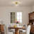 1-light 7.9" Mini Crystal Flush Mount Ceiling Light