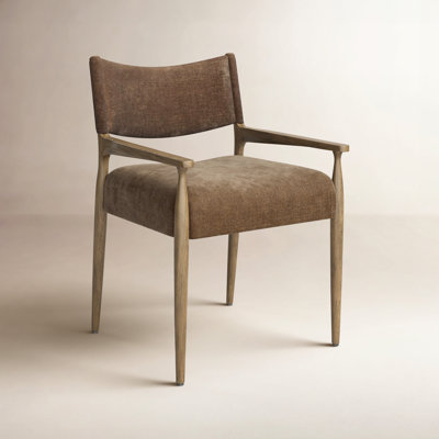 Tara Linen Oak Dining Armchair