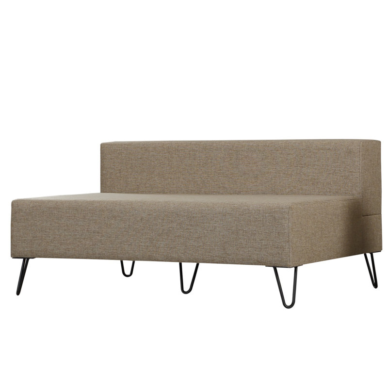 Causeuse rembourrée Rosendahl, Polyester à 100 % de couleur brune