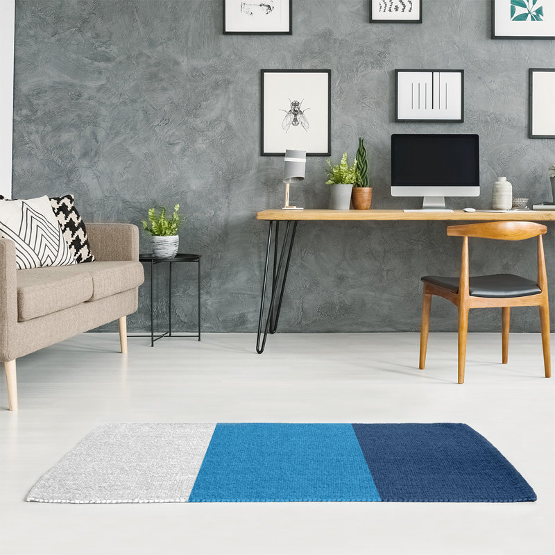 Striped Indoor Rug, Rectangle 5' x 7', Yes
