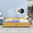 2 Drawers Full Upholstered Daybed, Semi-Closed Design-94353667