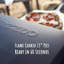 Four à pizza portatif classique 13 po et grand ensemble de cuisine d'extérieur Cozze - Four à pizza d'extérieur à trois brûleurs, station de préparation en acier inoxydable, hauteur de travail de 43 po, machine à pizza portative