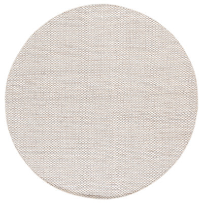 Natura Hand Woven Wool/Cotton Solid Color Rug in Beige/Ivory