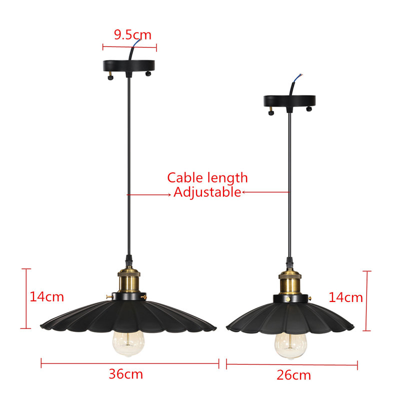 Glendora 1 - Light Dome Pendant, 60cm H x 36cm W x 36cm D