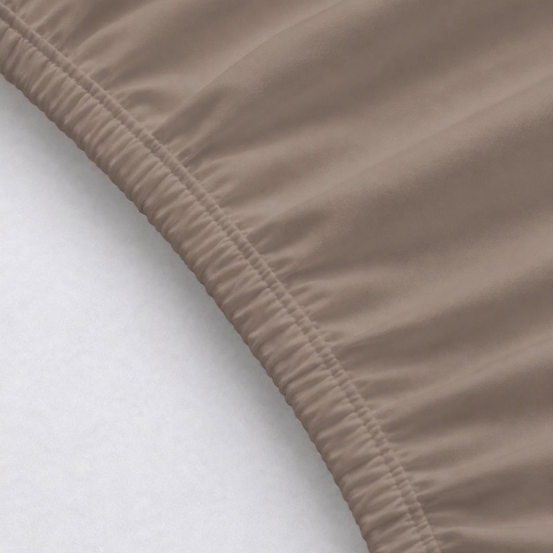 6-Piece Premium Deep Pockets Microfiber Sheet Set, Queen, Taupe