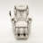 Faux Leather Heated Massage Chair with Ottoman-708106160