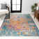 Lathan Bohemian FLAIR Boho Vintage Medallion Cream/Navy Rug